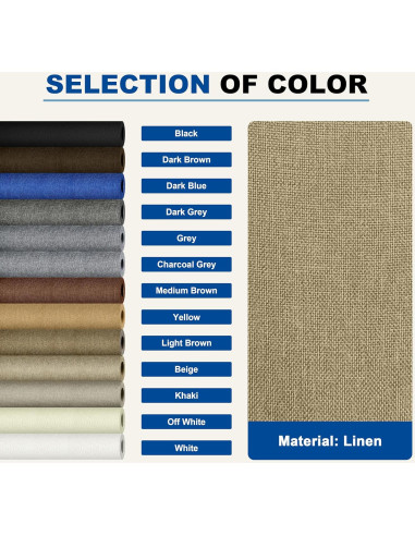 Kit de Parche de Reparación de Tela KING MOUNTAIN 10x160 cm Beige