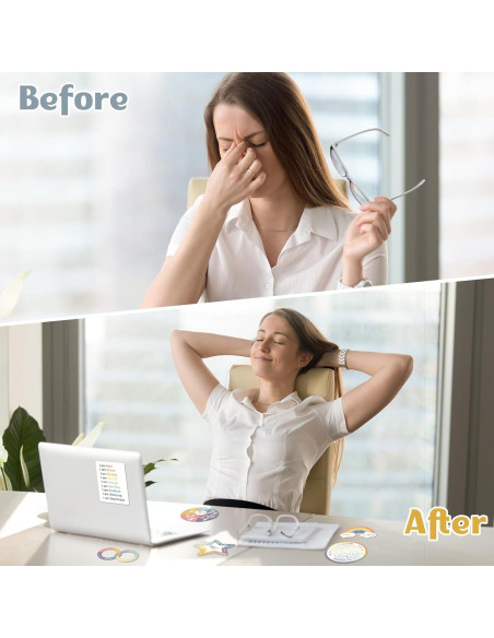 Stickers Sensoriales de Ansiedad Tenceur 60 Pcs Color Boho