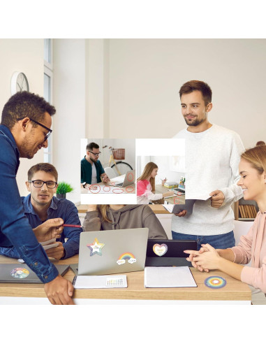 Stickers Sensoriales de Ansiedad Tenceur 60 Pcs Color Boho