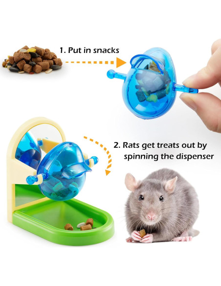 Juguete de Enriquecimiento para Ratas Jevnd 1Pcs Forrajeo