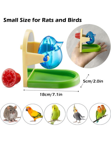Juguete de Enriquecimiento para Ratas Jevnd 1Pcs Forrajeo