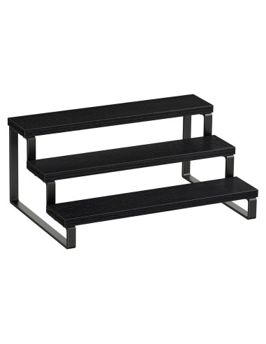 Estante de Especias Giikin de 3 Niveles en Madera Negro