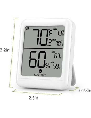 Termómetro Higrómetro Digital BN-LINK Bluetooth 2 Paquete