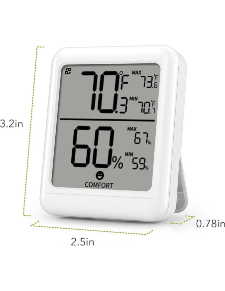 Termómetro Higrómetro Digital BN-LINK Bluetooth 2 Paquete