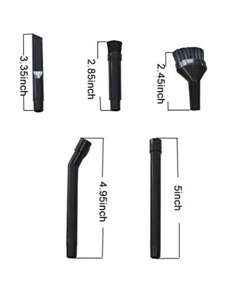 Kit de Cepillos de Limpieza ZANVACUE para Aspiradora Universal Kit de Cepillos de Limpieza ZANVACUE para Aspiradora Universal