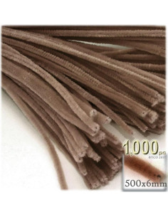 Tallarines de Chenille The Crafts Outlet 1000 pcs Rosa Fucsia 50 cm 2