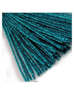 Tallarines de Chenille The Crafts Outlet 30cm 1000p Azul Oceánico