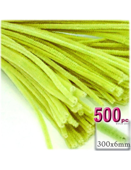 Tallarines de Chenille The Crafts Outlet 30 cm Rosa Claro 500 pcs