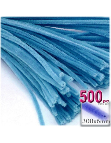 Tallarines de Chenille The Crafts Outlet 30 cm Rosa Claro 500 pcs