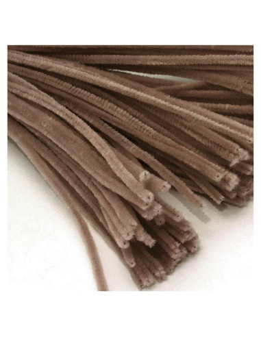 Talladores de Chenille 500 pcs Marrón Claro 50 cm Los Talladores