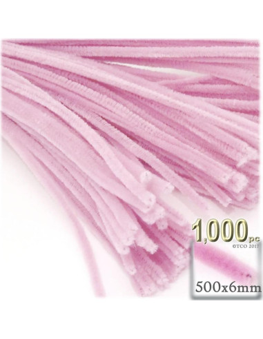 Talladores de Chenille 1000 pcs Verde Claro 50 cm Los Talladores