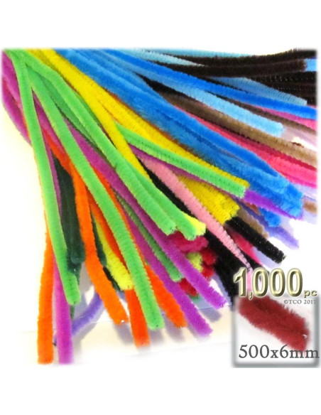 Talladores de Chenille 1000 pcs Verde Claro 50 cm Los Talladores