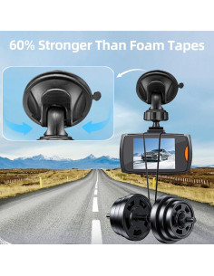 6 Almohadillas Adhesivas Doble Cara Suplogico para Dash Cam 2