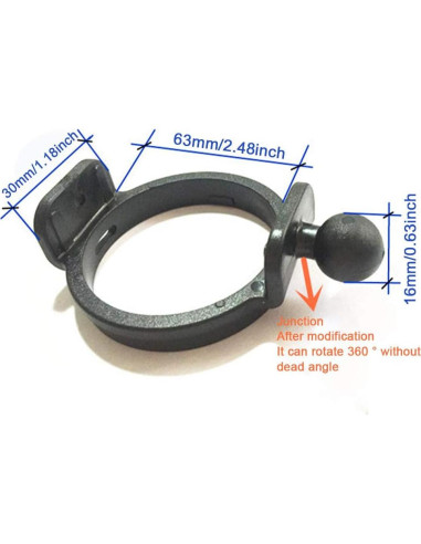 Soporte para Cámara de Tablero SYCOOVEN Negro Universal