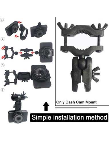 Soporte para Cámara de Tablero SYCOOVEN Negro Universal