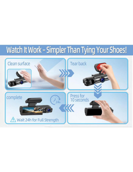 6 Almohadillas Adhesivas Doble Cara Suplogico para Dash Cam 6 Almohadillas Adhesivas Doble Cara Suplogico para Dash Cam