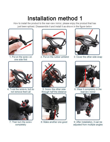 Soporte para Cámara de Tablero SYCOOVEN Negro Universal