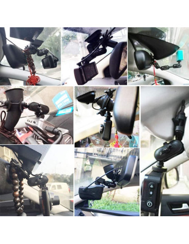 Soporte para Cámara de Tablero SYCOOVEN Negro Universal