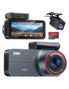 Cámara de tablero Yonvim 2.5K QHD con visión nocturna y G-Sensor