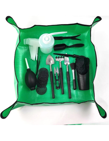 Kit de Herramientas de Jardinería TIHOOD 30 Piezas para Suculentas