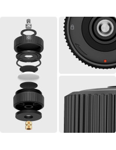 Soporte Adaptador Cámara Spigen para AirTag - Negro 2