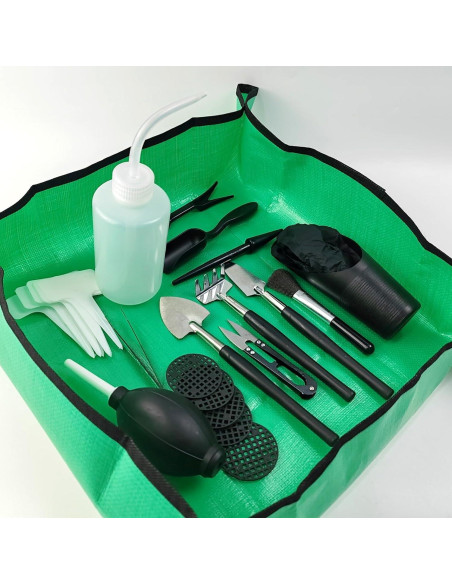Kit de Herramientas de Jardinería TIHOOD 30 Piezas para Suculentas