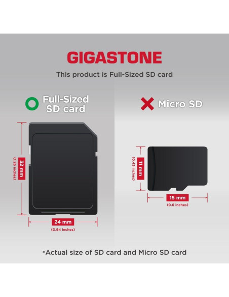 Tarjeta de Memoria Gigastone 256GB 4K UHS-I 100MB/s Tarjeta de Memoria Gigastone 256GB 4K UHS-I 100MB/s