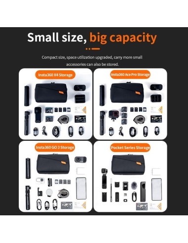 Funda de Transporte Impermeable Gaekol para Cámara de Acción