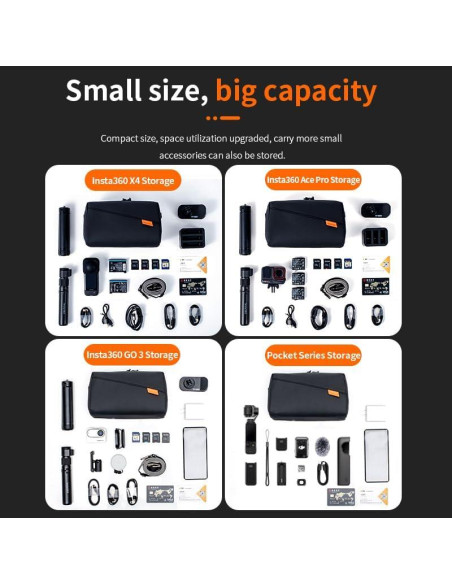 Funda de Transporte Impermeable Gaekol para Cámara de Acción
