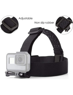 Paquete de Accesorios para Cámara de Acción VVHOOY - Flotante, Montura en Cabeza y Pecho 2