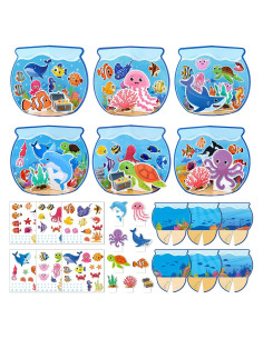 Kit de Manualidades Oceánicas 3D Gisgfim - 24 Piezas