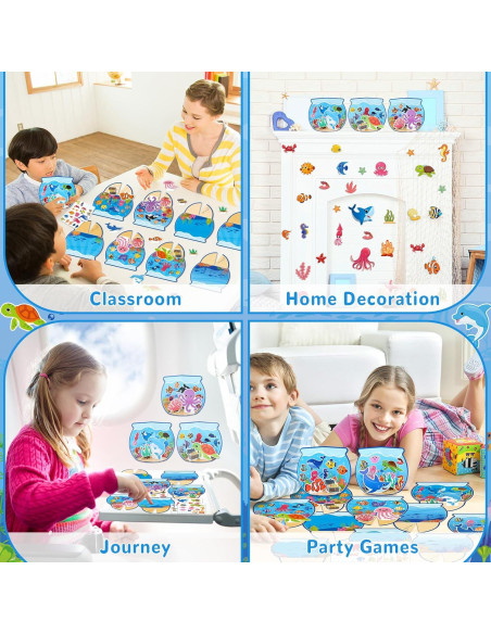 Kit de Manualidades Oceánicas 3D Gisgfim - 24 Piezas