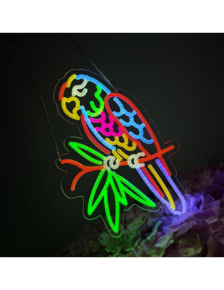 Letrero de Neón LED Laporwee 43x30.5 cm para Bar y Dormitorio Letrero de Neón LED Laporwee 43x30.5 cm para Bar y Dormitorio