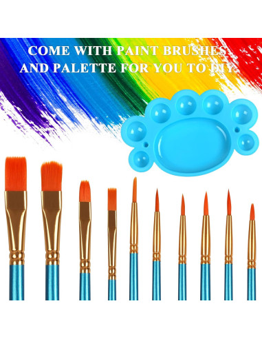 Pintura Facial y Corporal Neón UV Fenshine - 8 Tubos 24g