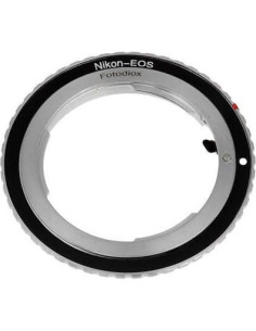 Adaptador Fotodiox Nikon F a Canon EOS con Chip Enfoque 2