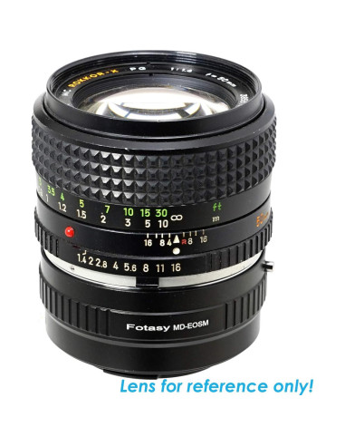 Adaptador de lente Fotasy Minolta MD a Canon EF-M - Enfoque Infinito