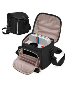 Bolsa de Mensajero para Cámara Prokva Negra Compatible Polaroid
