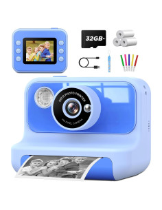 Cámara Instantánea para Niños LETSHAHA H3 2.4" Azul