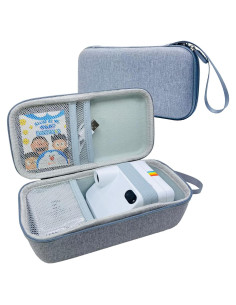 Funda Dura Polaroid Go 9035 - Almacenamiento Viaje Gris