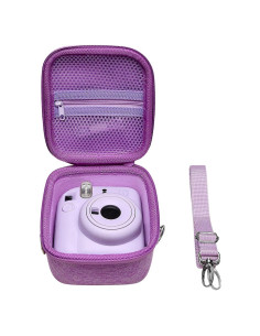 Funda LTGEM para Cámara Fujifilm Instax Mini 12/11/10/9/8/7+ Púrpura