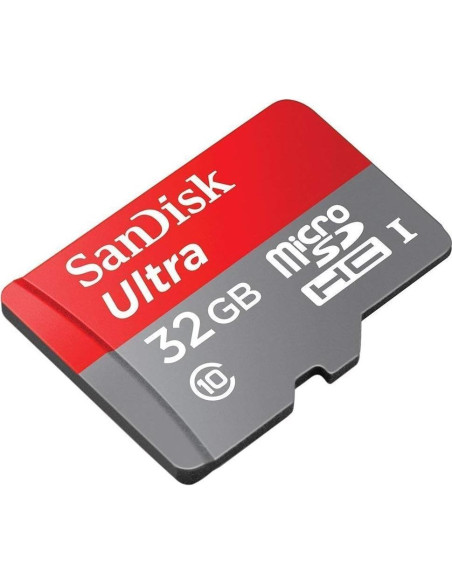 Tarjeta Micro SD SanDisk 32GB Ultra Clase 10 + Lector EBS