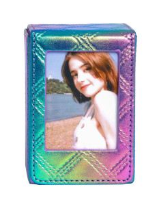 Caja de Almacenamiento para Fotos Mini Leonuliy Azul Púrpura 2