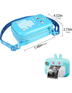 Funda de cámara Leayjeen para VTech KidiZoom Printcam - Azul 2