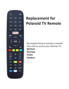 Control Remoto Universal Polaroid para TV LED LCD 4K UHD 2