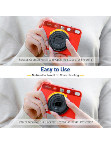 Cubierta de lente protectora Leica Sofort 2 - Negro