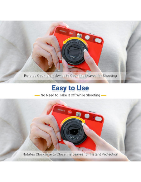 Cubierta de lente protectora Leica Sofort 2 - Negro