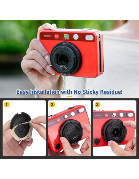 Cubierta de lente protectora Leica Sofort 2 - Negro