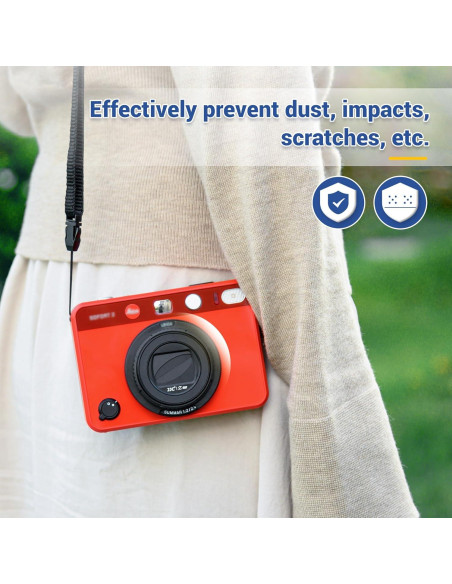 Cubierta de lente protectora Leica Sofort 2 - Negro