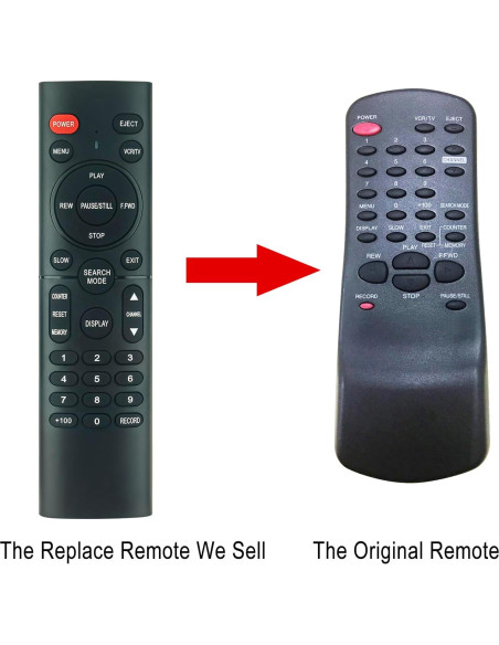 Control Remoto Reemplazo NA351UD para Funai Emerson VCR