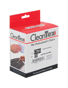 Limpiadores de Cabezal de Cinta CleanTex - Caja de 80 Paños 2